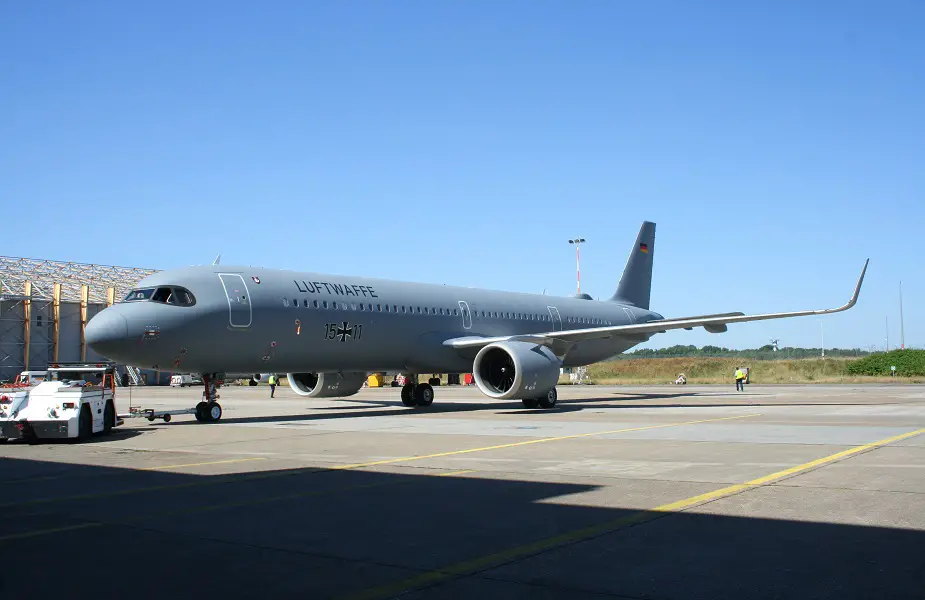 Delivery of the second Airbus A321LR to the German Air Force 01