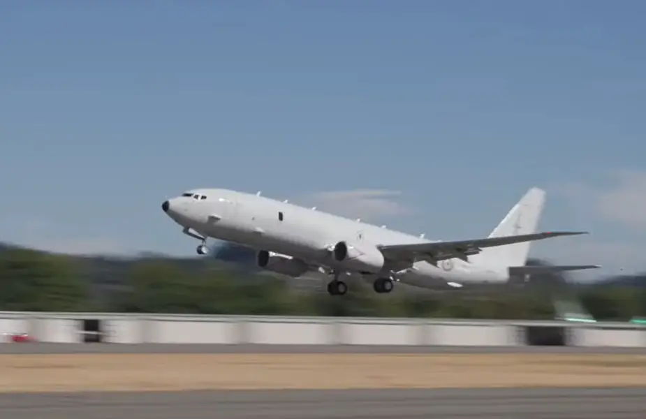 First flight for Royal New Zealand Air Force P 8A Poseidon 01