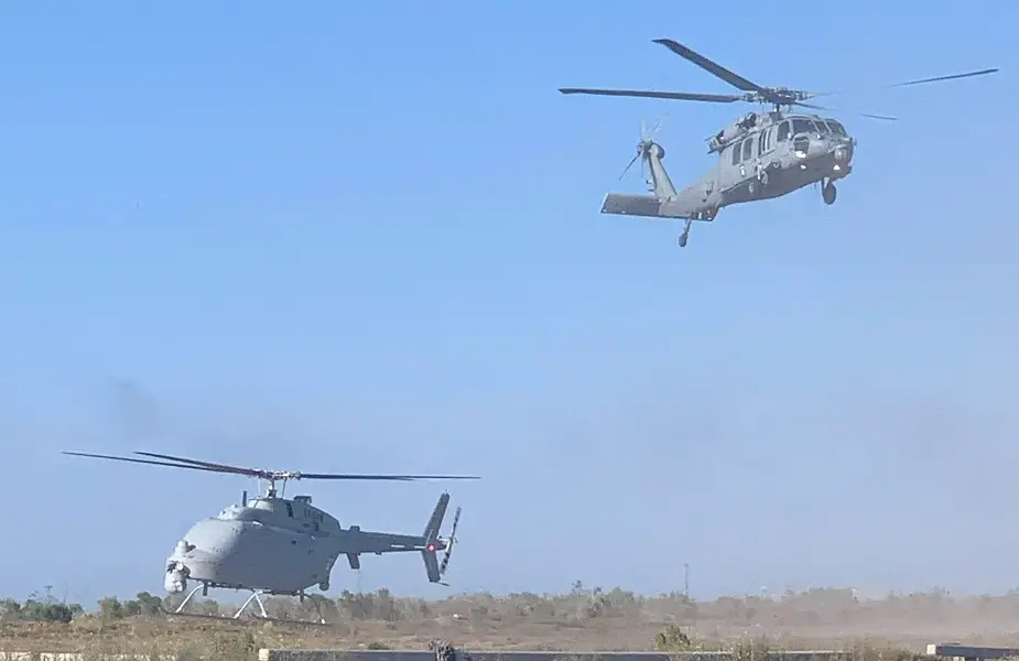 MQ 8 Fire Scout demonstrates expeditionary capability during exercise 01
