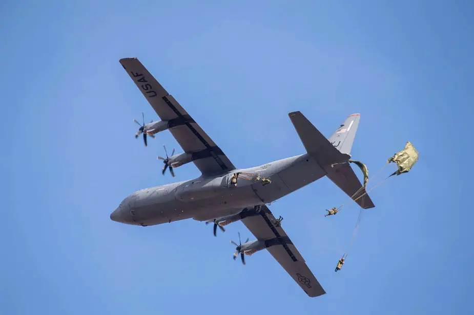 US and Japan test interoperability during jump and cargo drop exercise 01