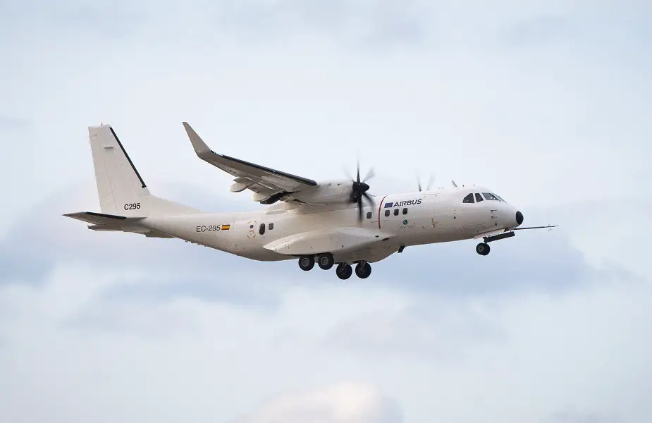 Airbus C295 technology demonstrator of Clean Sky 2 makes its maiden flight 01