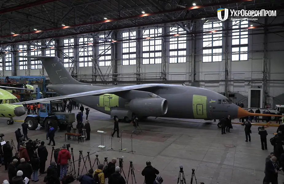 Antonov showed the first military transport aircraft An 178 100R 02