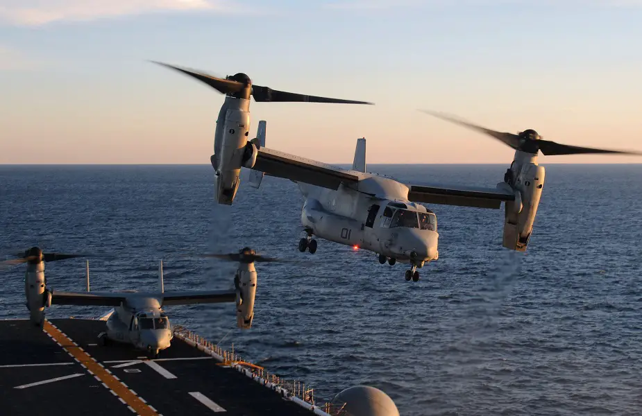 Bell Boeing awarderd 1.64B contract for Osprey tiltrotor aircraft components 02