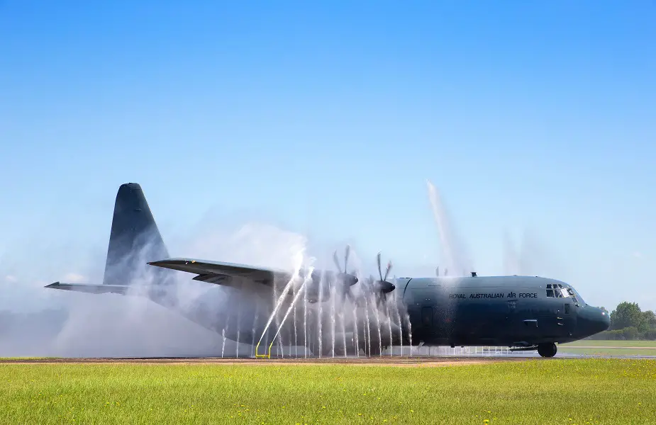 Royal Australian Air Force received its first upgraded C 130J Hercules 03