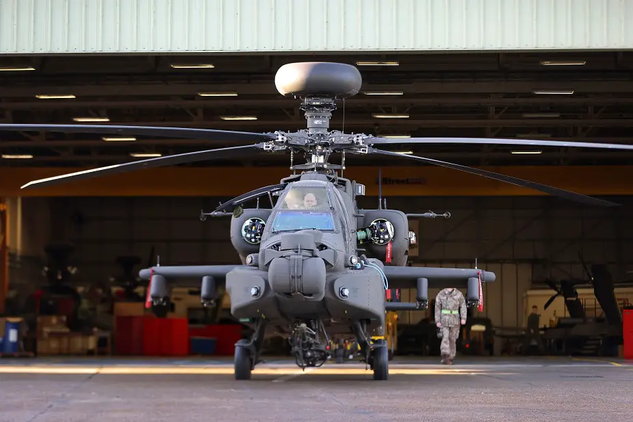 UK New Apache attack helicopter enters service 01