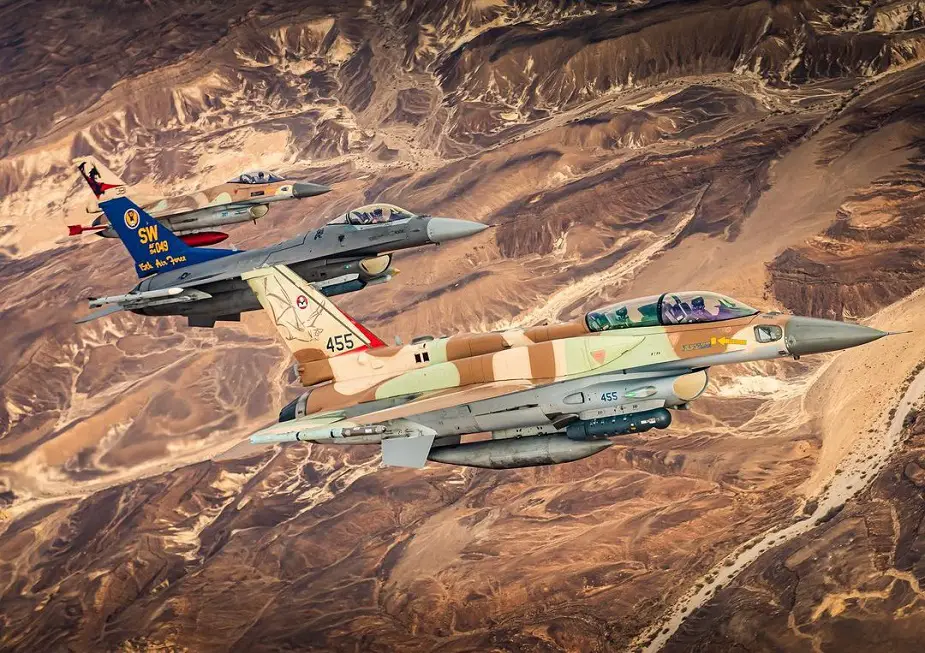 US Air Force and Israel Air Force train during Desert Falcon Exercise 02