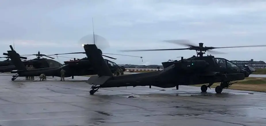Upgraded Apache helicopters arrive in South Korea 02