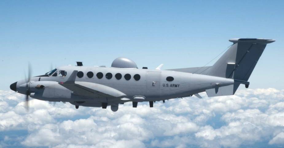 US Army receives 10th upgraded Hawker Beechcraft King Air 350 spy aircraft