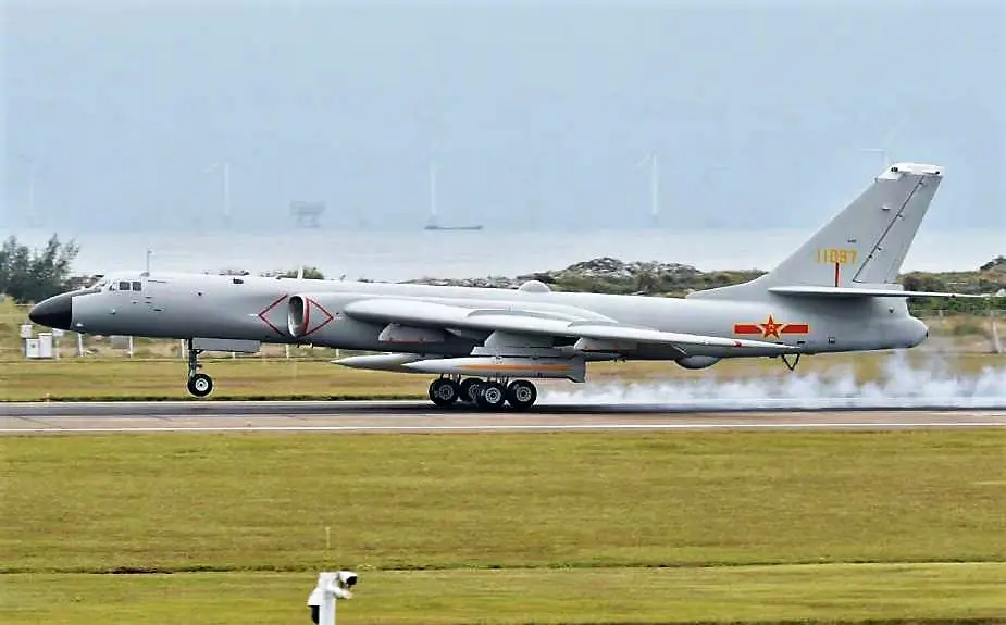 Airshow China 2022 Chinese Air Force H 6K strategic bombers to be armed with new ALBM air launched ballistic missile 3