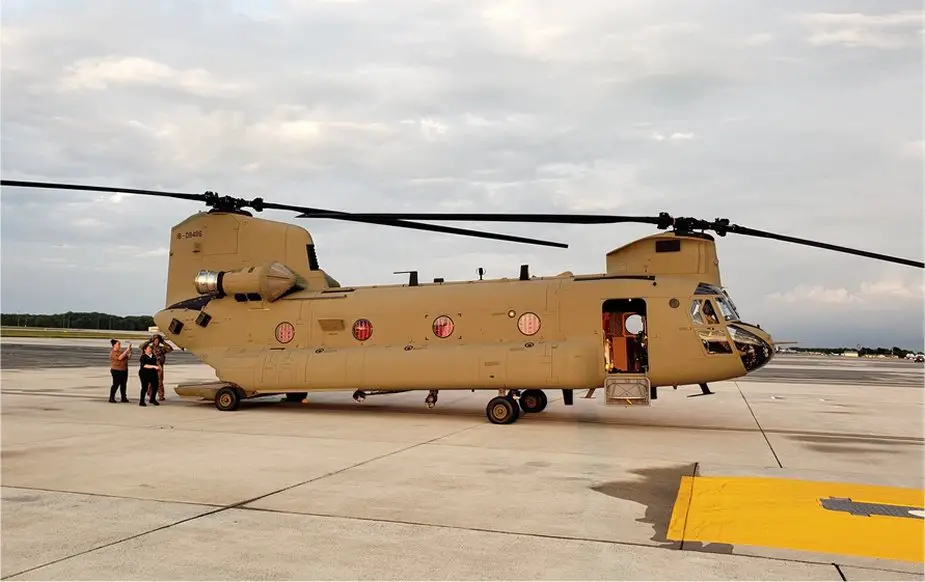 Royal Netherlands Air Force receives 20th CH 47F Chinook helicopter