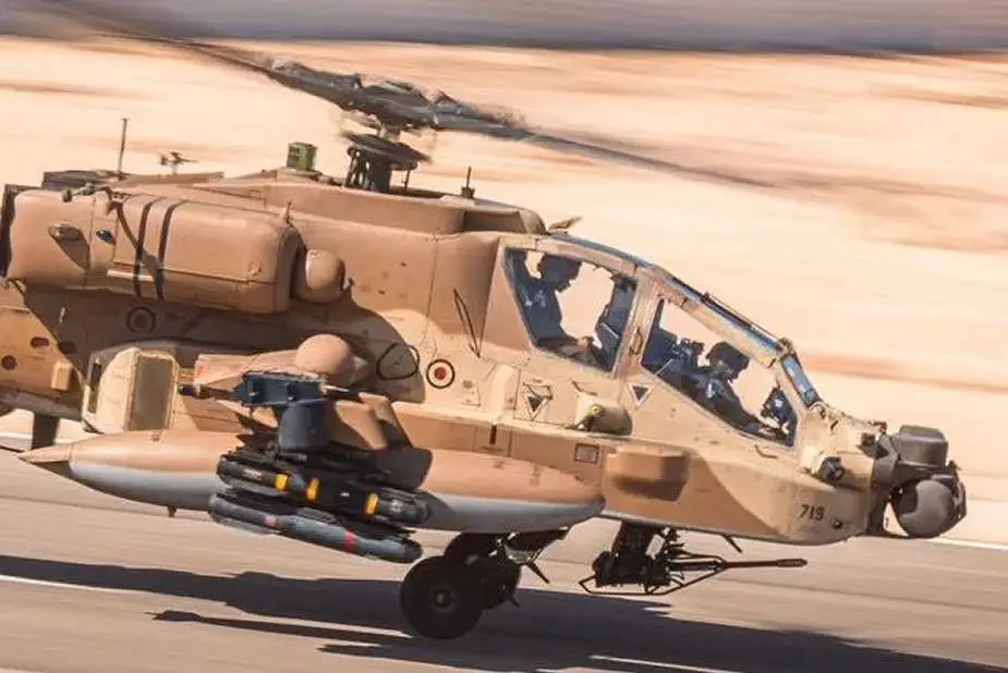 Israeli AH 64D Apaches destroy Hamas bunkers with special Hellfire missiles 1