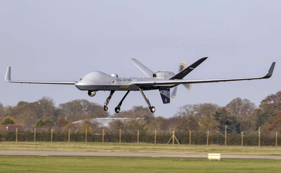 RAF GA ASI MQ 9B Protector RG Mk1 RPAS flies in the UK for the first time 2