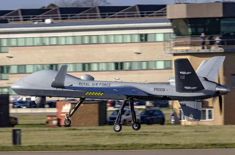 RAF GA ASI MQ 9B Protector RG Mk1 RPAS flies in the UK for the first time 3