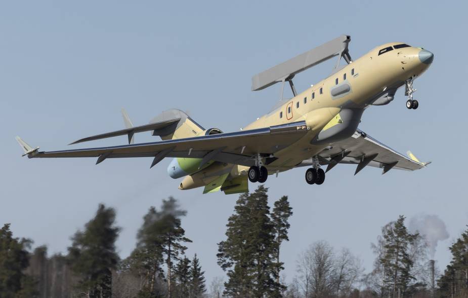 Saab conducts successful first flight of 4th GlobalEye Airborne Early Warning Control programme