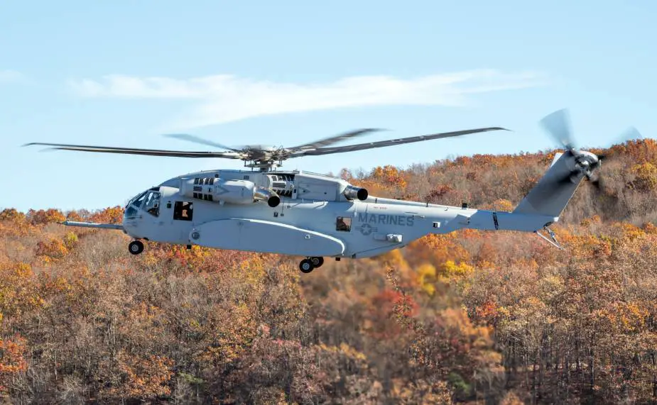 Sikorsky delivers two more CH 53K King Stallion helicopters to US Marine Corps