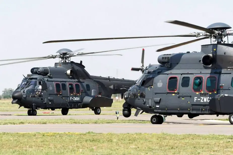 Hungarian Air Force receives its first two Airbus H225M helicopters 1
