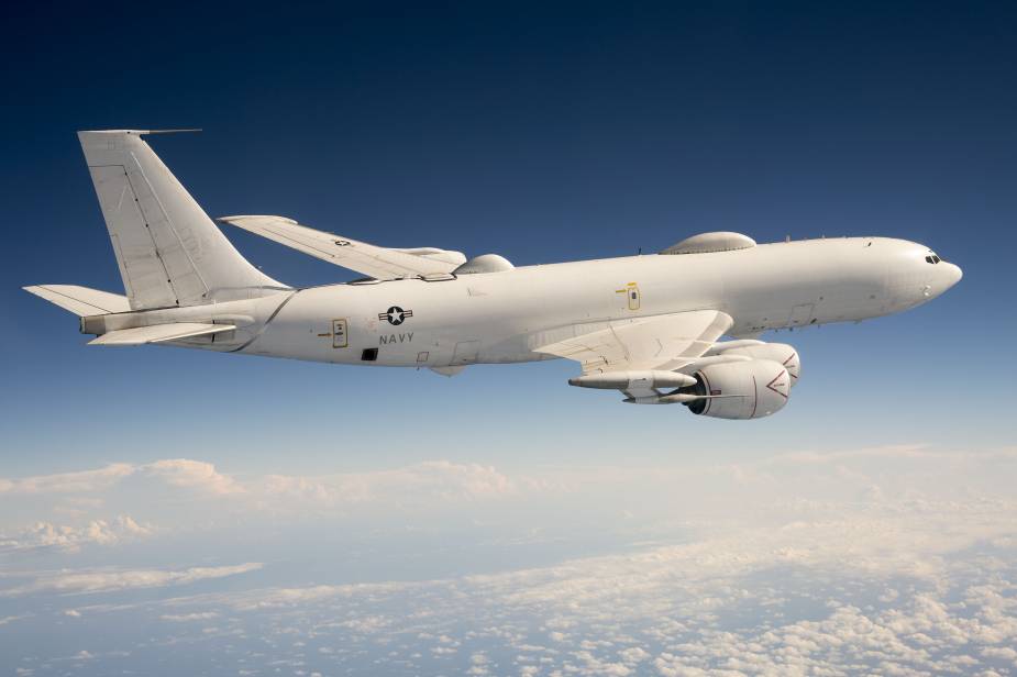 Northrop Grumman delivers first modified E 6B Mercury airborne command control and communications aircraft to US Navy