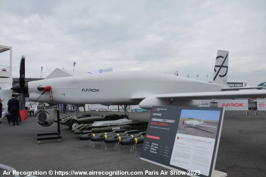 Turgis Gaillard unveils stunning Aarok MALE UAV prototype Paris Air Show 2023
