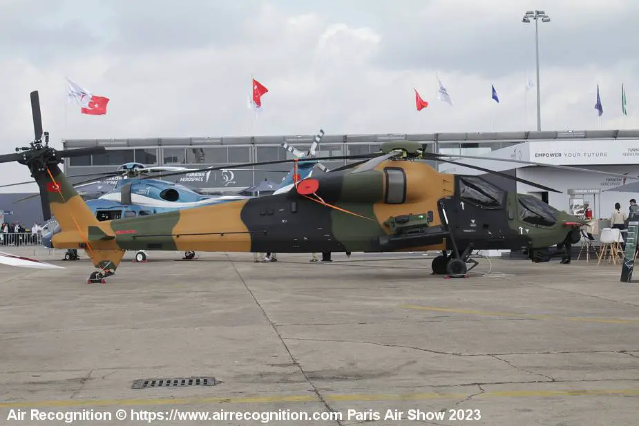 Turkish Aerospace Industries unveils revolutionary T929 ATAK II attack helicopter Paris Air Show 2023