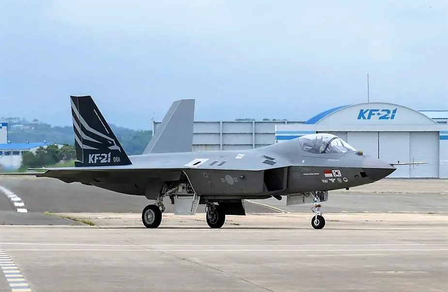 South Korean KF 21 fighter prototypes successfully conduct first gun and medium range missile firing tests 1