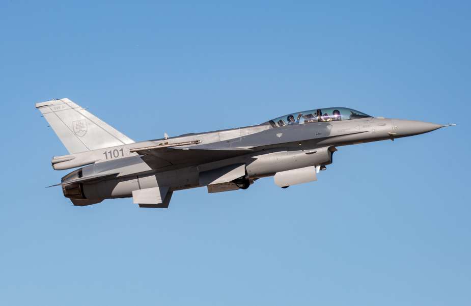 Slovak Air Force receives first two F 16 Block 70 fighters 1
