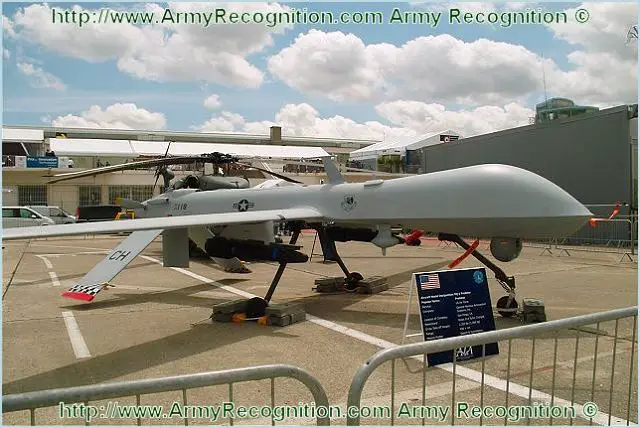 MQ-1 Predator UAV Drone Unmanned Aerial Vehicle technical data sheet specifications intelligence description information identification pictures photos images video United States American US USAF Air Force defence industry military technology 