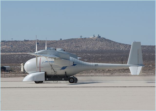 Boeing's [NYSE: BA] liquid hydrogen-powered Phantom Eye unmanned aircraft system has completed taxi testing at Edwards Air Force Base in California as it progresses toward its second flight. During the testing, which occurred Feb. 6, the Phantom Eye demonstrator aircraft sitting atop its launch cart reached speeds up to 40 knots, or approximately 46 miles per hour.