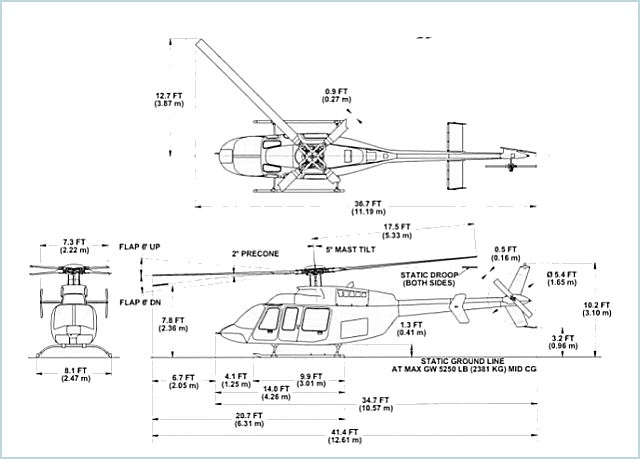 Bell 407GX light tactical utility helicopter technical data sheet specifications intelligence description information identification pictures photos images video United States American US USAF Air Force aviation aerospace defence industry military technology