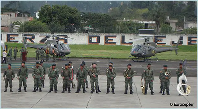 Eurocopter has delivered the first two Ecureuil AS350 B2 of nine helicopters contracted by the Ecuadorian Armed Forces in July 2010 under its extensive modernization program. The two Ecureuil AS350 B2s were delivered to the Army Aviation Brigade at La Balvina, Sangolquí in the presence of the Ecuadorian Defense Minister Javier Ponce, the Head of Armed Forces Joint Command Ernesto González, Army Commander Patricio Cárdenas and various other Ecuadorian military officials and Eurocopter representatives.